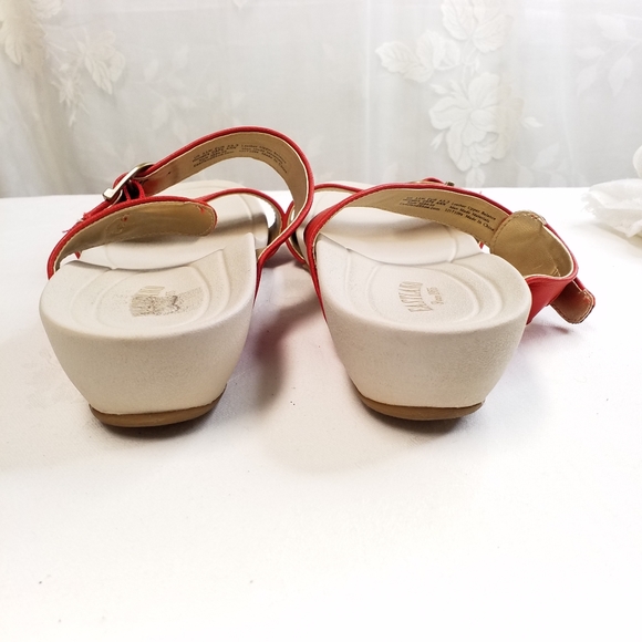 Eastland ivory with red leather straps Cape Ann 11M - Picture 5 of 7
